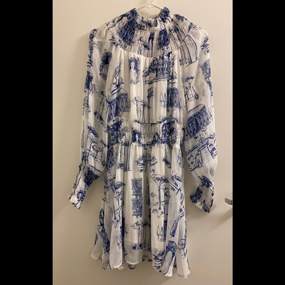 H&M Trend baroque design dress